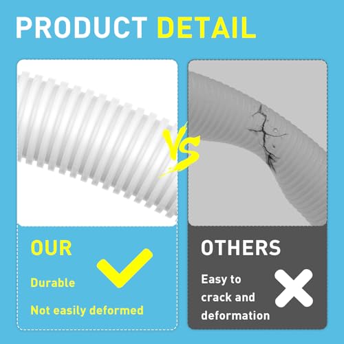 PROSOCOOL 11535 Pool Sand Filter Pump Hose Replacement for Intex Pool Pump Sand filter & Saltwater Systems, Fits for Above Ground Pool -16 inch - Image 3