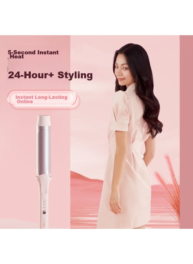 TSUYAGLA Cria Negative Ion Curling Iron, 40mm Extra Large Wavy Curler, Heat-resistant And Hair-friendly, Lazy Person's Tool, Korean-style Medium-length Hair Curl, 520 Birthday Gift T303f - Image 4