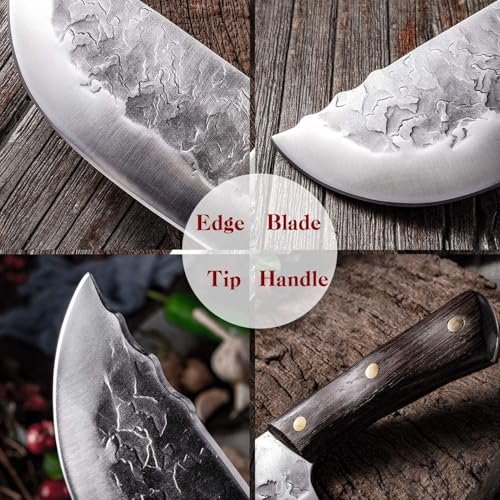Oceans Secret Knife 7.5Inch Pack of 1 High Carbon Stainless Steel Butcher Knife | Meat Cleaver | Professional Chef's Knife | 7.5 Inch Knife | Chopper | Dicer | Cleaver - Image 4