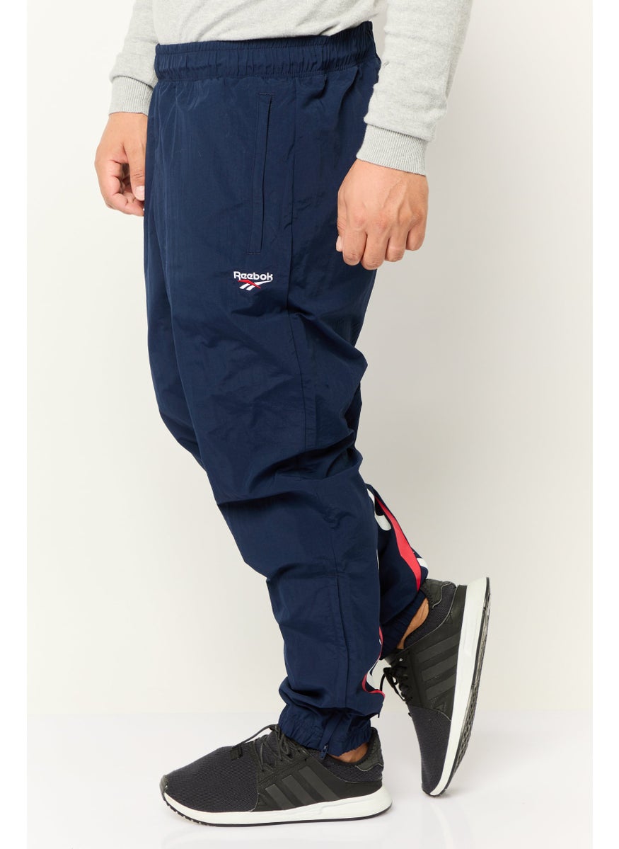 Reebok Men Classic Fit Vector Track Pants, Conavy  - Image 4