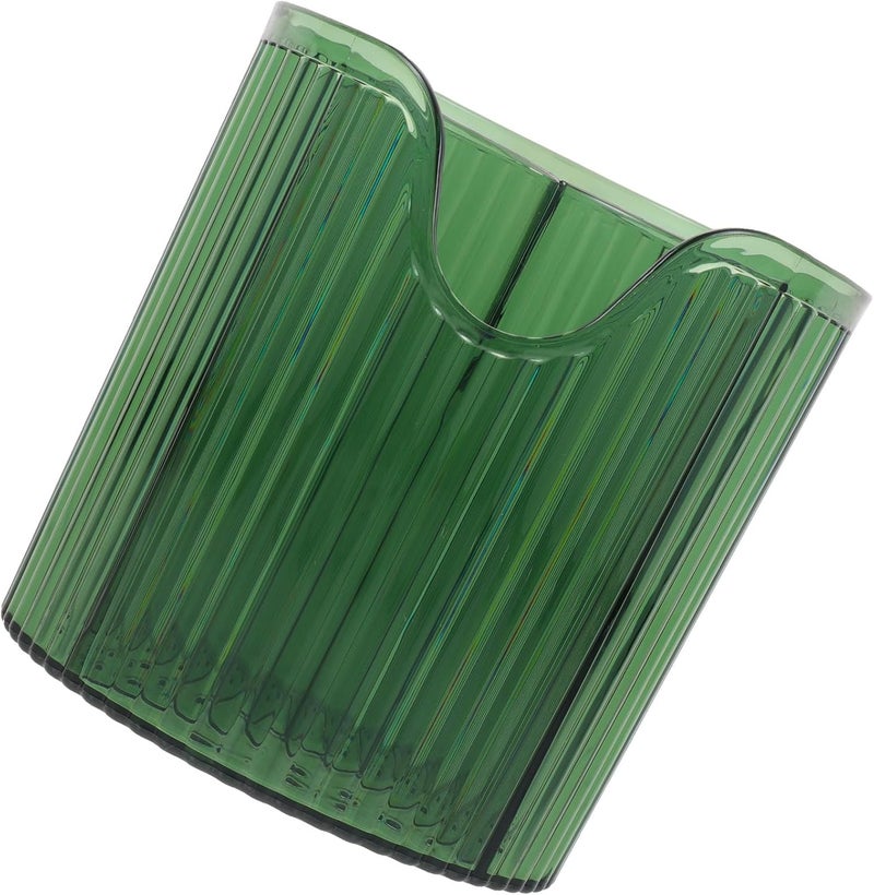 LABRIMP Makeup Brush Storage Holder and Cosmetic Brush Organizer Green Desk Pen Holder for Makeup Artists and Home Vanity Use - Image 1