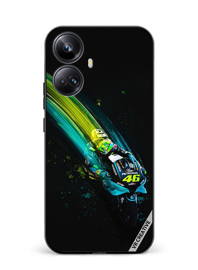 VR CREATIVE Protective Case Cover For Realme 10 Pro Plus Bike Design Multicolour - Image 1