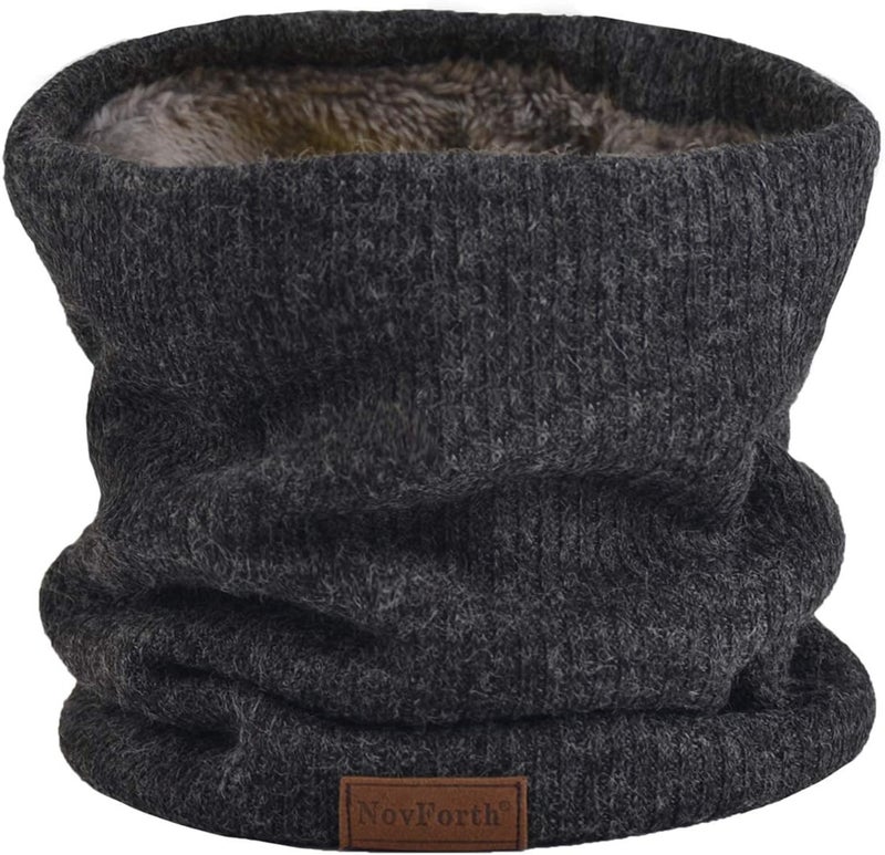 NovForth Winter Neck Warmer Men Ski, Neck Gaiter Face Scarf Women, Fleece Scarf for Men Gaiter Mask, Thick Windproof Scarves - Image 1