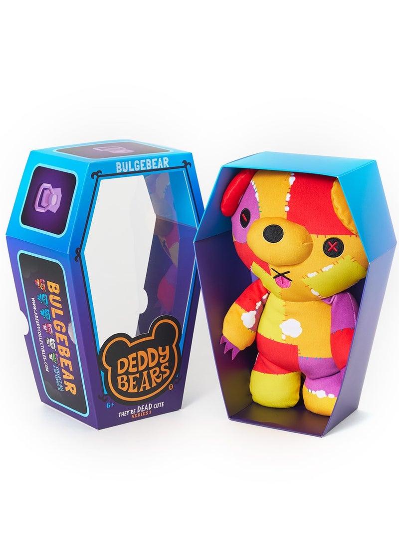 Deddy Bears Bulgebear Large Plush Soft & Cuddly Unique Toy 30cm, Series 3 Limited Edition - Image 1