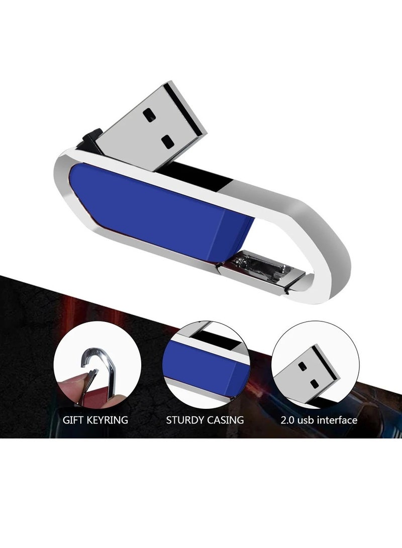 AROAQ USB Flash Drive, Portable Metal Thumb Drive with Keychain, USB 2.0 Flash Drive Memory Stick, Convenient and Fast Pen Thumb U Disk for External Data Storage, (1pc 4GB Red) - Image 4