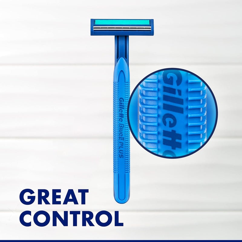 Gillette شفرات حلاقة جيليت بلو II بلس للرجال، 14 قطعة - Image 5