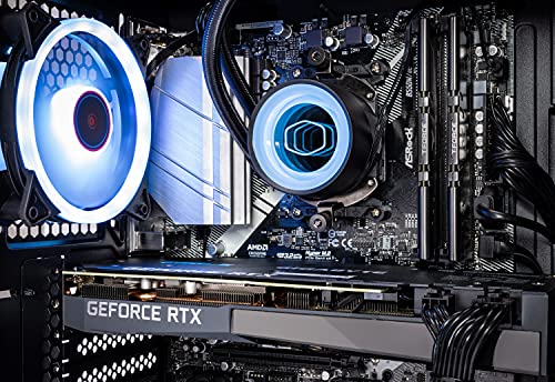 Skytech Gaming Skytech Chronos Gaming PC Desktop - AMD Ryzen 7 3700X 3.6GHz, RTX 3080 10GB GDDR6X, 16GB DDR4 3200, 1TB SSD, 750W Gold PSU, 240MM AIO, AC WiFi, Windows 10 Home 64-bit, Black - Image 4