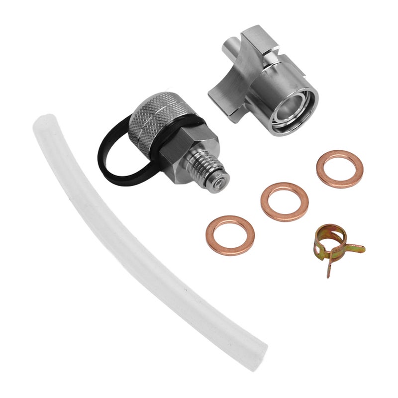 Oil Drain Valve Leak Proof Rust Proof Compact Structure Stainless Steel Drain Hose Attachment M14x1.5 - Image 1