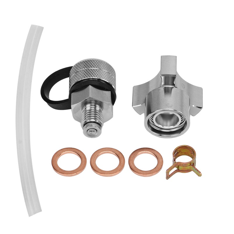 Oil Drain Valve Leak Proof Rust Proof Compact Structure Stainless Steel Drain Hose Attachment M14x1.5 - Image 4