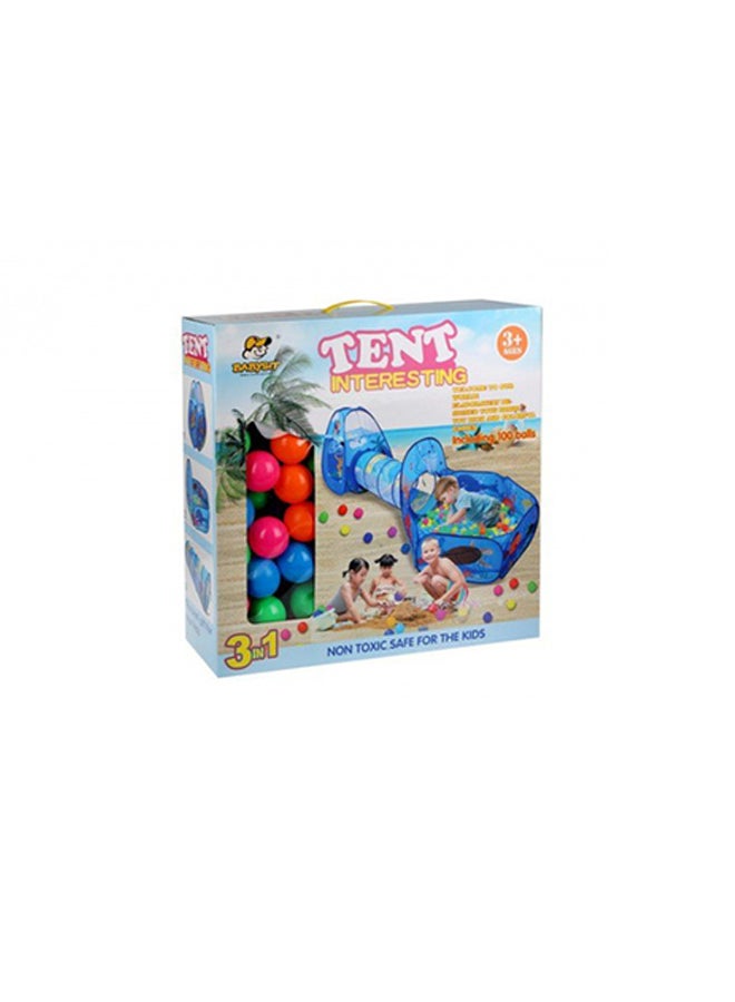 Kidle Ocean World Three-Piece Children'S Ball Pool Durable Sturdy Unique Details 320x120x93cm - Image 1