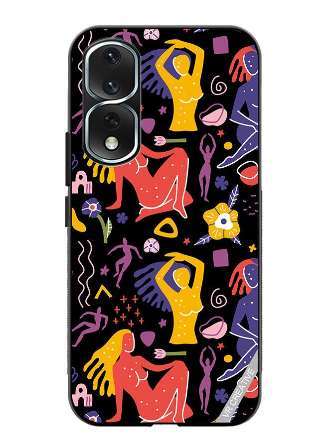 VR CREATIVE Protective Case Cover For Honor 80 Pro Of Flat Matisse Style Design Multicolour - Image 1