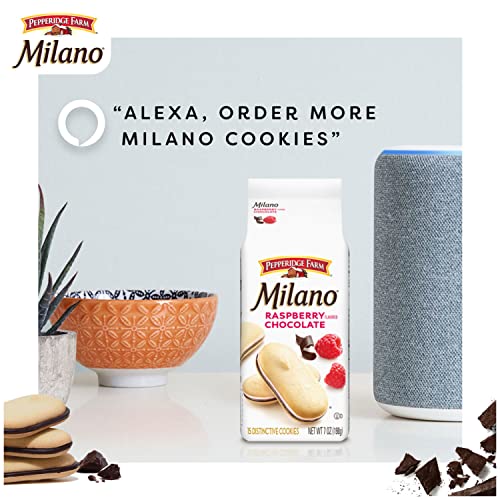 Pepperidge Farm Milano Cookies, Raspberry Chocolate, 7 oz. Bag - Image 5