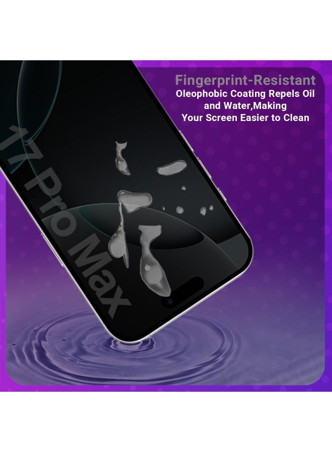 Samos Privacy Anti-Spy Screen Protector for iPhone 17 Pro Max, 9D Hardness, Anti-Scratch, Anti-Fingerprint, Dust, Easy Installation (1 Pack, iPhone 17 Pro Max) (1 Pack) - Image 5