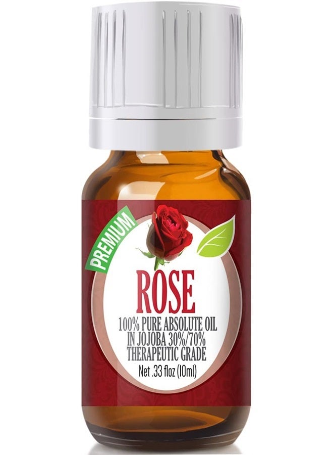 Healing Solutions 10ml Oils - Rose Essential Oil - 0.33 Fluid Ounces - Image 1