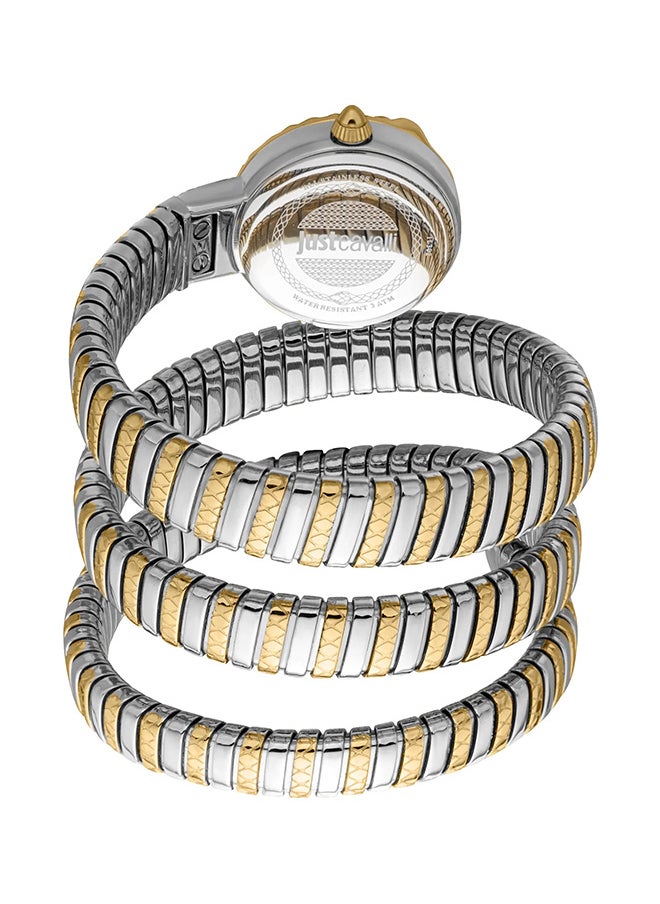 Just Cavalli Lady Snake Enchanting Jc1L302M0055 - Stainless Steel Female Quartz 2 Hands  - Image 3