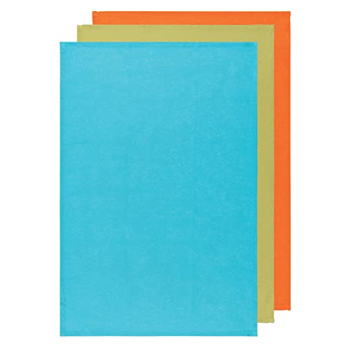 Now Designs Floursack Kitchen Dish Towels Bali Blue/Cactus/Crush 20 x 30in, Set of 3 - Image 2