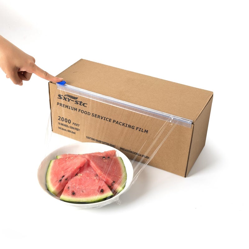 SXY-STC 16 Inch x 2000 Feet Plastic Cling Wrap - Image 5