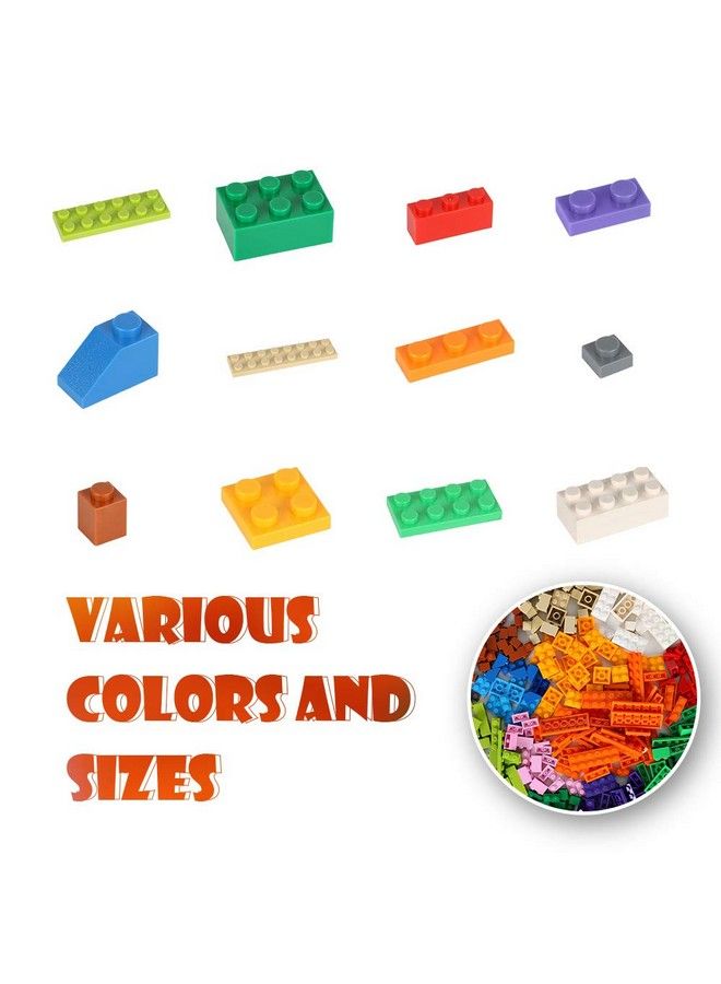 Lekebaby Classic 1500 Pieces Building Bricks Kit Basic Brick Set Classic Colors For Kids Creative Play Compatible With All Major Brands Gifts Educational Toy For Boys Girls 6 Years Old And Up - Image 3