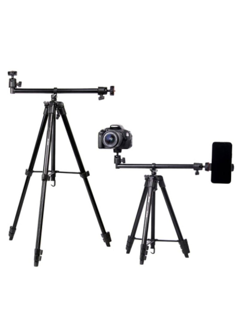 Jmary KP-2207 Travel Tripod Mobile Phone Holder Telescopic Camera Mount Tripod Stand - Image 1