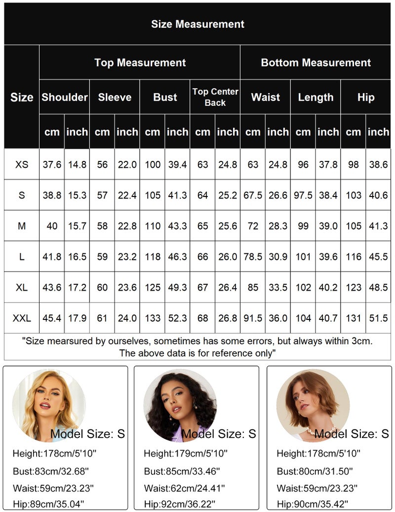 Ekouaer Pajamas Women's Long Sleeve Sleepwear Soft Button Down Loungewear Pjs Lounge Set Nightwear,Blue,Medium - Image 5