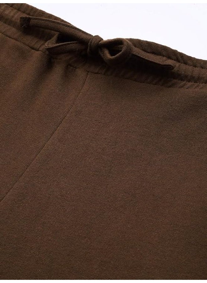 ساسافراس بنطال رياضي كاجوال للنساء من Sassafras (لليوجا والجري) - بني، مقاس XL - Image 4