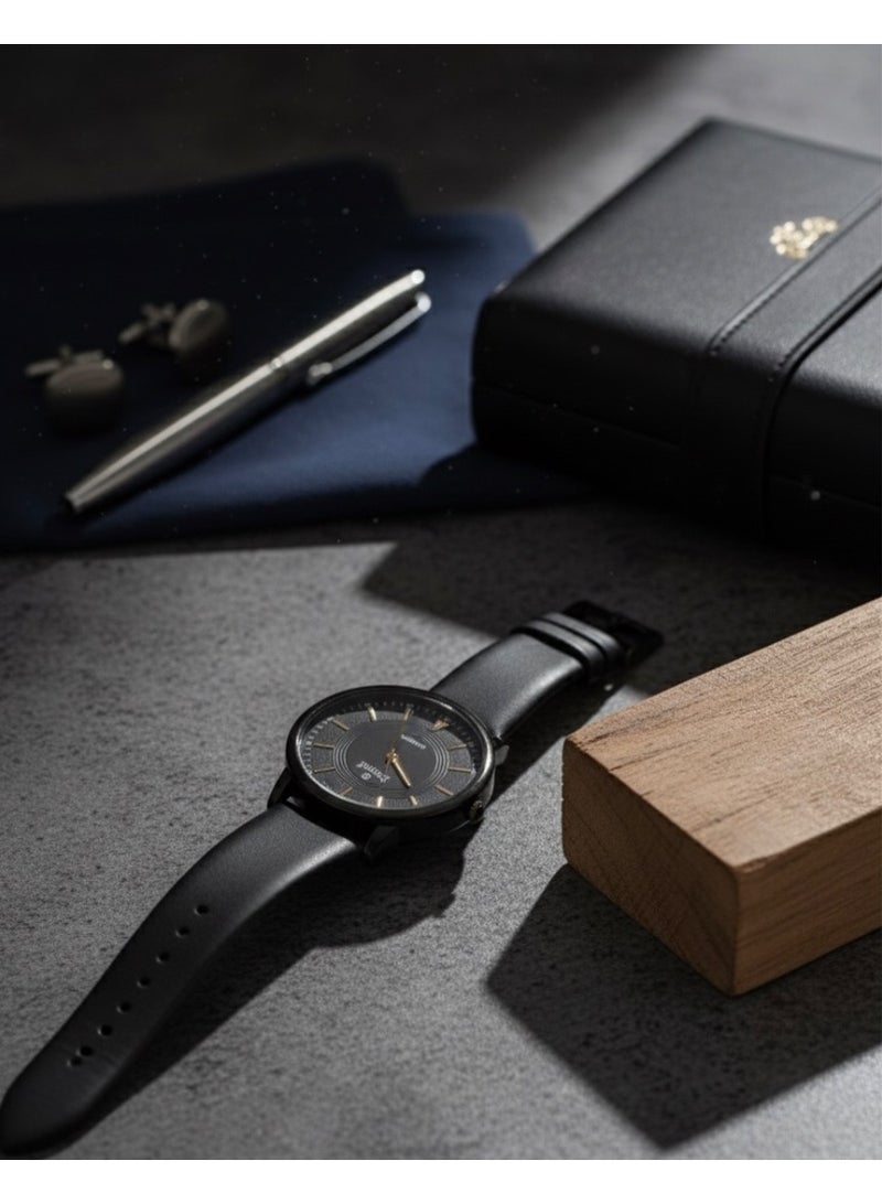 Sveston Legend Mens leather strap watch - Image 2