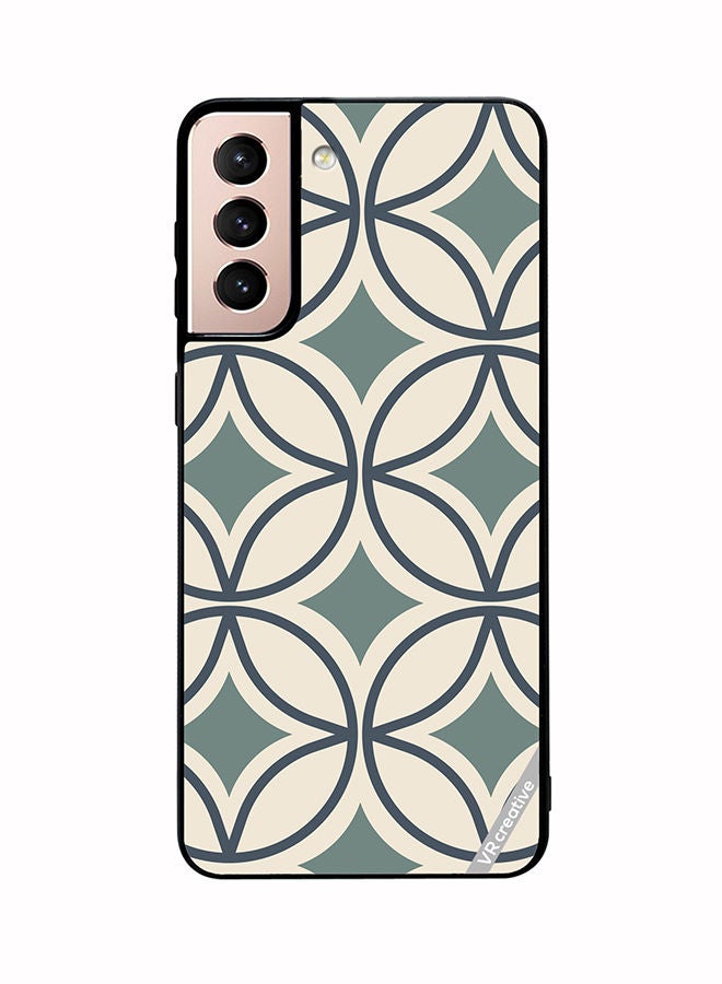 VR CREATIVE Protective Case Cover For Samsung Galaxy S21 5G Asian Icon Design Multicolour - Image 1