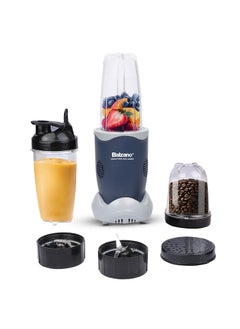 Balzano Balzano Bullet Mixer Grinder, Blender for Smoothie and Juices, Nutri Blender, 400W Copper Motor, Smoothie Blender, Italian Design, Blender for Kitchen  - Image 1