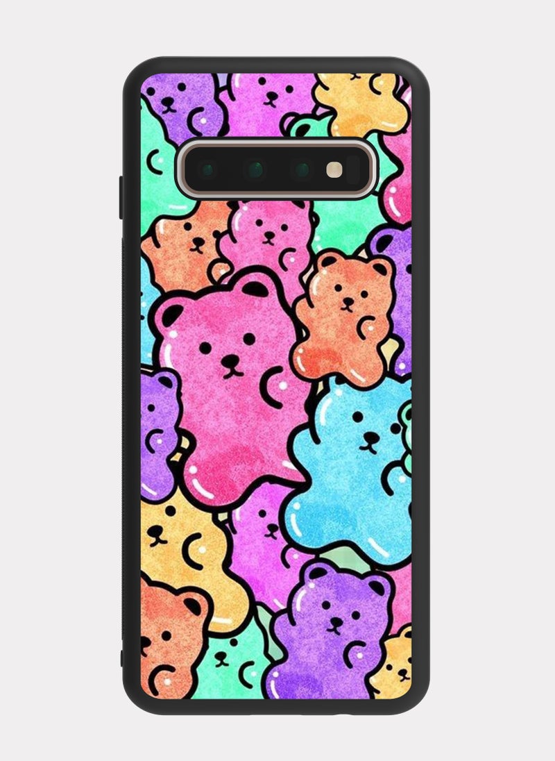 PXLAAT Samsung Galaxy S10 Plus case cover Bears - Image 1