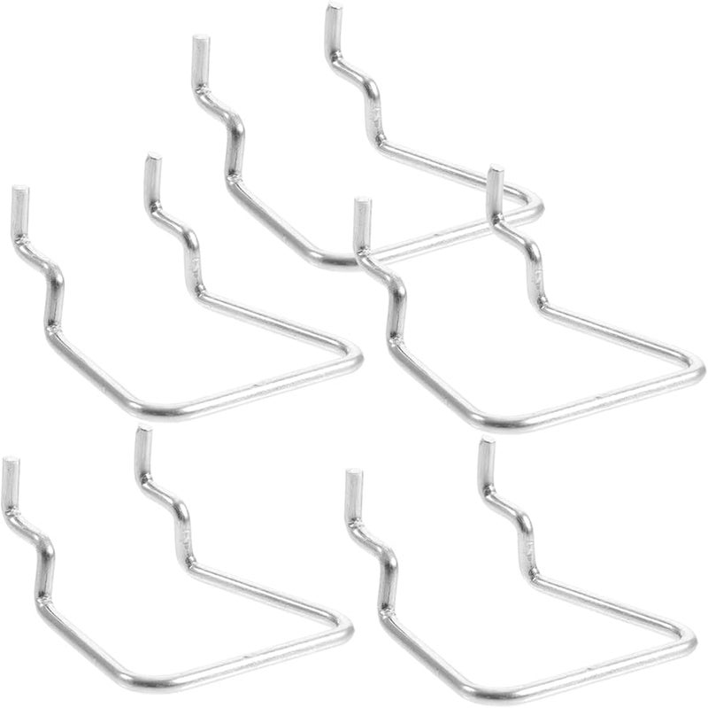 PartyKindom خطافات لوح معدني ثقيل 5 قطع لتنظيم غرفة الحرف اليدوية، حامل أكواب التخزين - Image 2