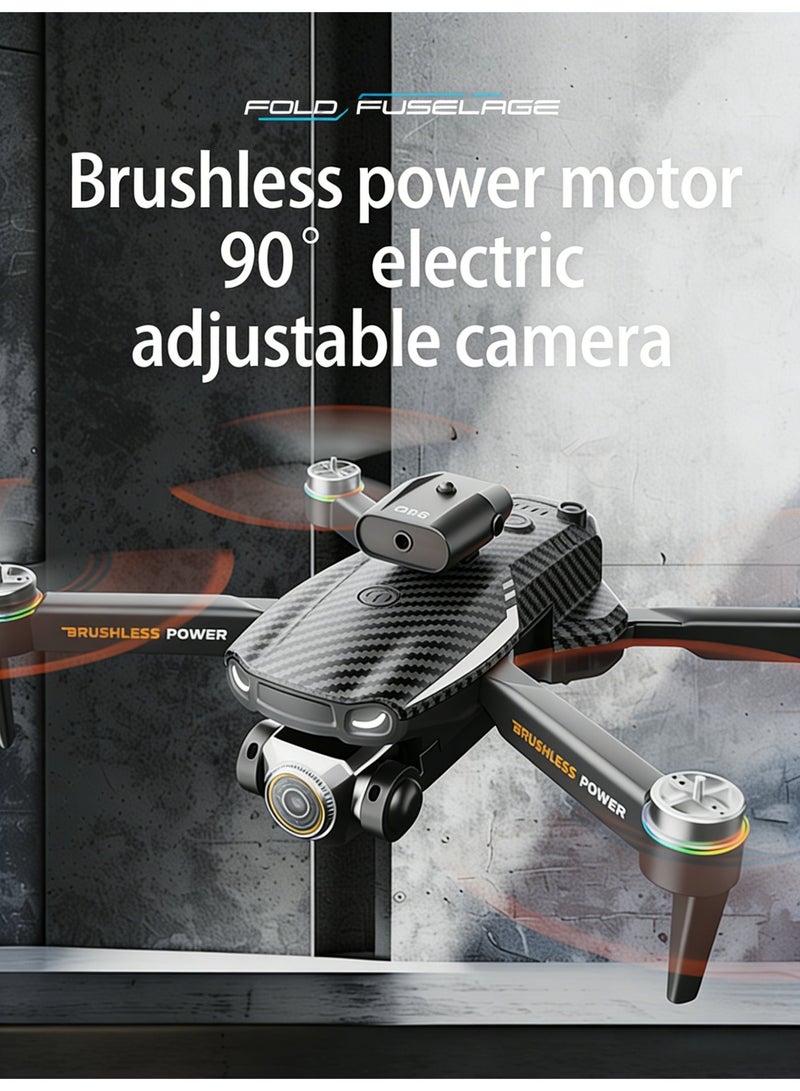 Closeli Camera Drone with 2 Batteries, Foldable Drone, with Dual HD Cameras, RC Quadcopter, Rechargeable Controller, 360° Flips, Intelligent Obstacle Avoidance, Optical Flow Hovering, 3 Speed Modes, One-Key Takeoff/Landing, Trajectory Flight, Long Flight Time, Gesture Photography, App Control, for Beginners - Image 4