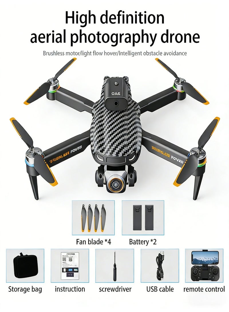 Closeli Camera Drone with 2 Batteries, Foldable Drone, with Dual HD Cameras, RC Quadcopter, Rechargeable Controller, 360° Flips, Intelligent Obstacle Avoidance, Optical Flow Hovering, 3 Speed Modes, One-Key Takeoff/Landing, Trajectory Flight, Long Flight Time, Gesture Photography, App Control, for Beginners - Image 2