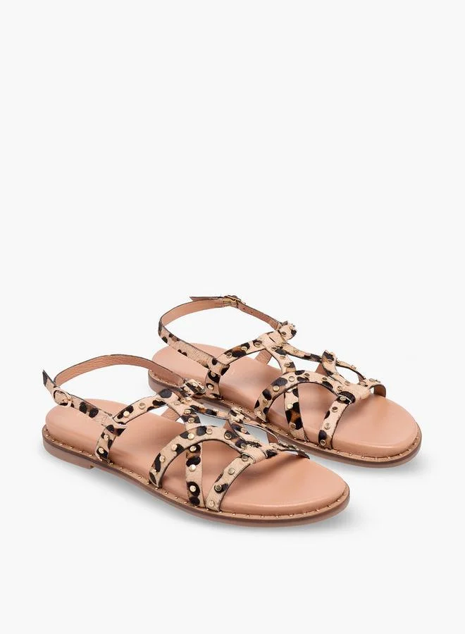 Carmela Women Studded Leather Sandals