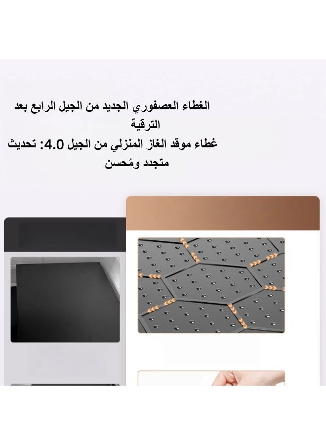 Black cooker hood 40*48*7cm - Image 5