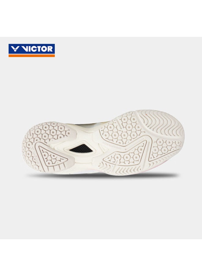 Victor Women's Badminton Shoes P9200tdf High-elasticity Stable Sports Shoes Pink/warm White Size 36 - Image 3