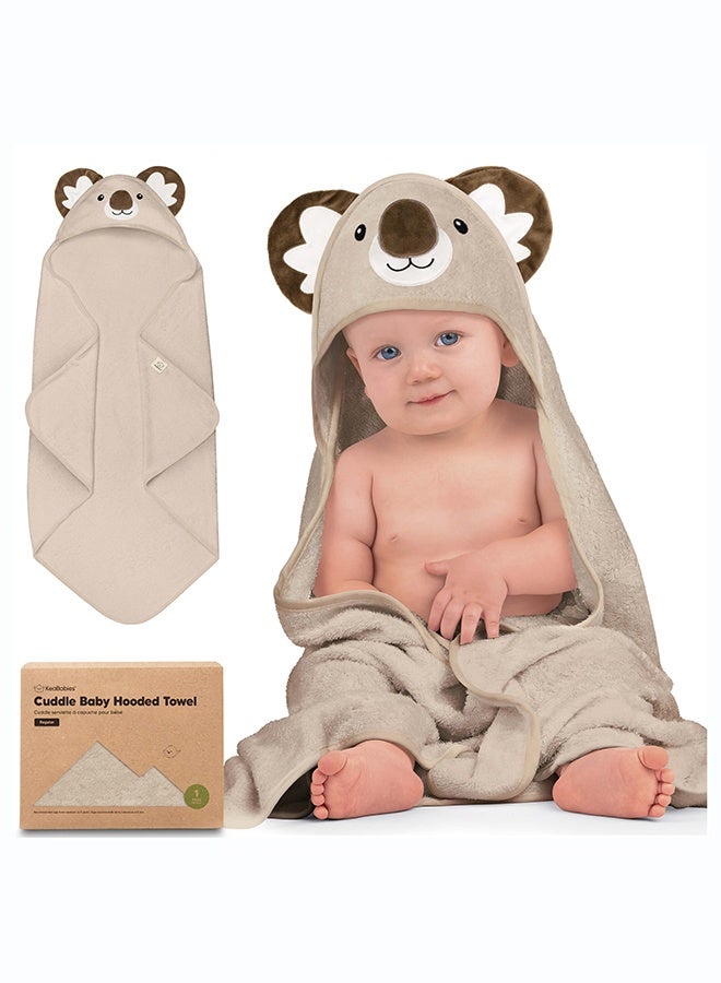 KeaBabies Cuddle Baby Hooded Towel, Soft Baby Bath Towel, Koala - Image 2