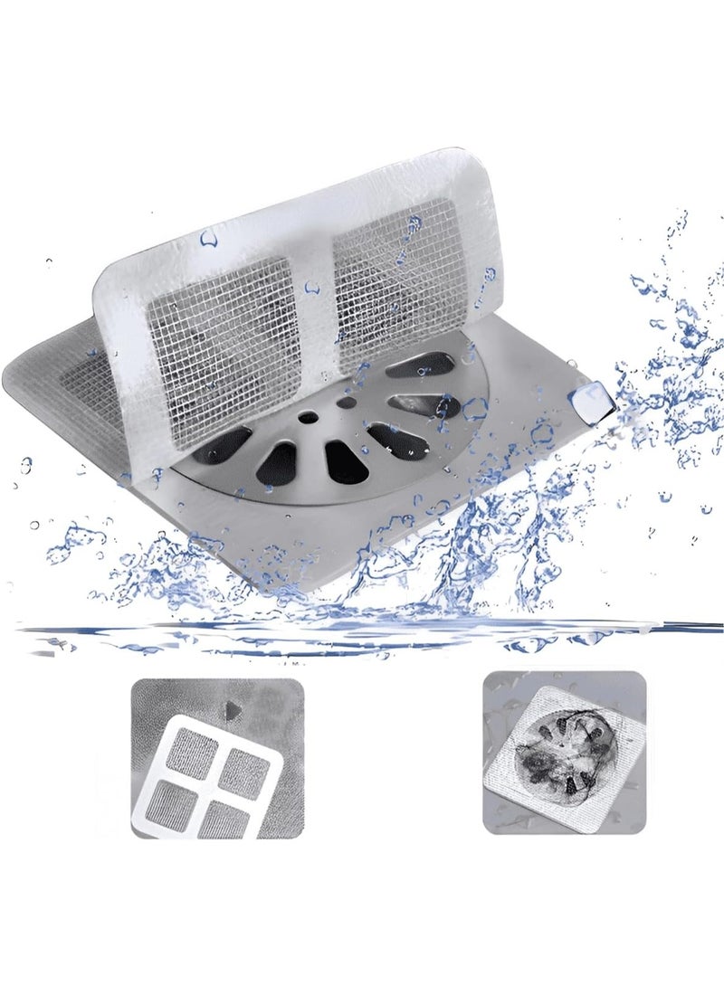 Shower Drain Cover, Shower Drainage Mesh Tape, Bathroom, Laundry, Bathroom, Kitchen, Sink/ Window Mesh Repair Mesh Tape Set, 30pcs  - Image 1