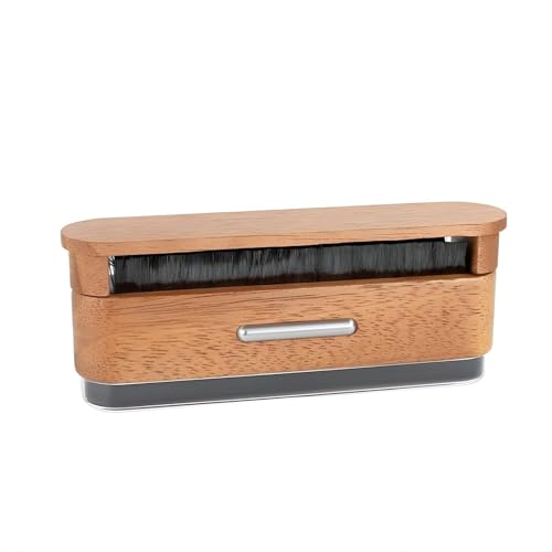 SMILEDRIVE® 2-in-1 Vinyl Record Cleaner – Premium Velvet & Carbon Fiber Anti-Static Brush for Pristine Sound Quality - Image 3