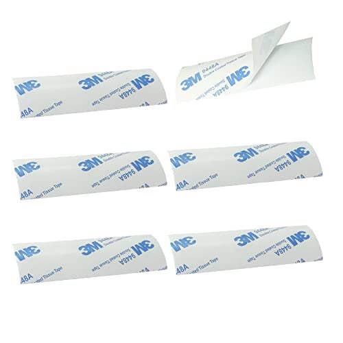 Kowibcl 6 Sets, White Horizontal Blind Repair Tabs, White ,Blind Fixers for Horizontal Blinds Replacement Slats & Parts(1" W x 3" L) - Image 1