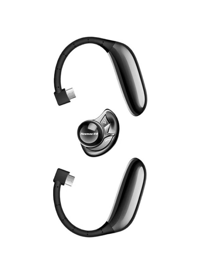 Newmine Sl86 Ufo Wireless Sports Bluetooth Earphones, Ear-Hook Style, Single Ear, Business-Grade, Long Standby Time, Hd Calling, Compatible With Apple, Huawei, Xiaomi, Oppo - Image 1