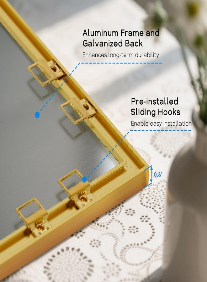 QUEENLINK White Board Cork Board Combo, 36'' x 24'', Magnetic Dry Erase Board and Pin Board for Wall, Gold Aluminum Frame Bulletin Board for Home Office School with Accessories - Image 5