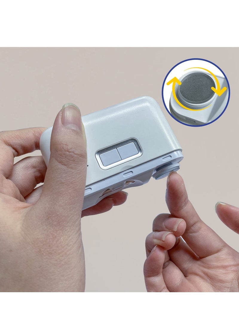 SOLARAE Electric Nail Clipper 2-in-1 Electric Nail Trimmer Nail Clippers for Men Suitable for Infant Children Adults and Elderly Electric Nail Trimmer - Image 5