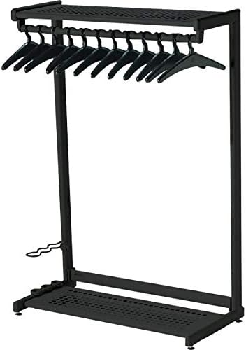Quartet Quartet TwoShelf Garment Rack Freestanding 48 Inch Black 12 Hangers Included 20224  - Image 3