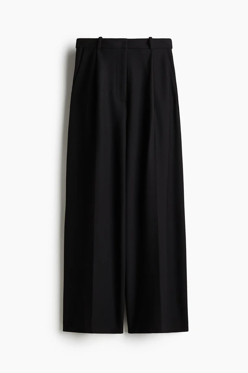 H&M Crease-leg jersey trousers
