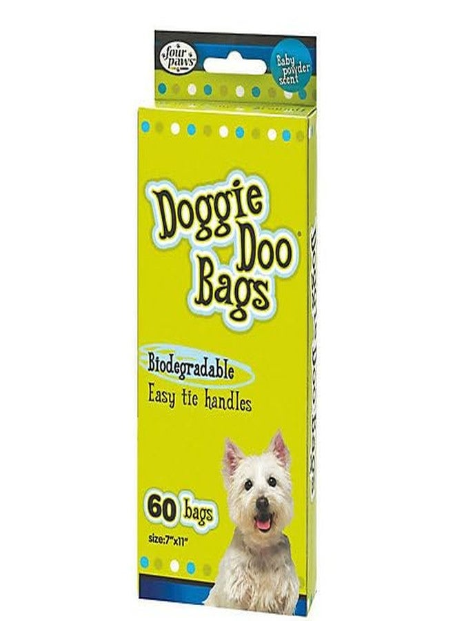 Four Paws Doo Bag Bio Dog 60 Count Lime