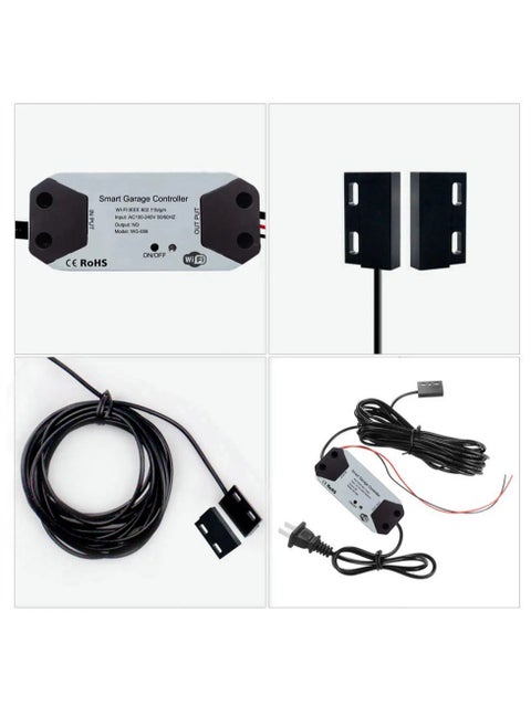 Wofea Smart WIFI 2.4G  Garage Door Opener Open Close Garage By Phone Easy Install
