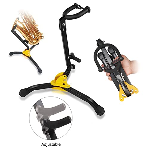 SUNYIN Saxophone Stand Saxophone Cleaning Kit Cleaning Cloth Cotton Saxophone Neck Strap Alto/Tenor Saxophone Accessories Sax Stand - Image 2