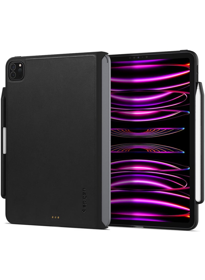Spigen Thin Fit Pro for iPad Pro 11 inch Case Cover M2 4th Generation (2022) / 3rd/2nd/1st Gen (2021/2020/2018) Magic Keyboard Compatible with Pencil Holder [Keyboard Not Included] - Black - Image 1