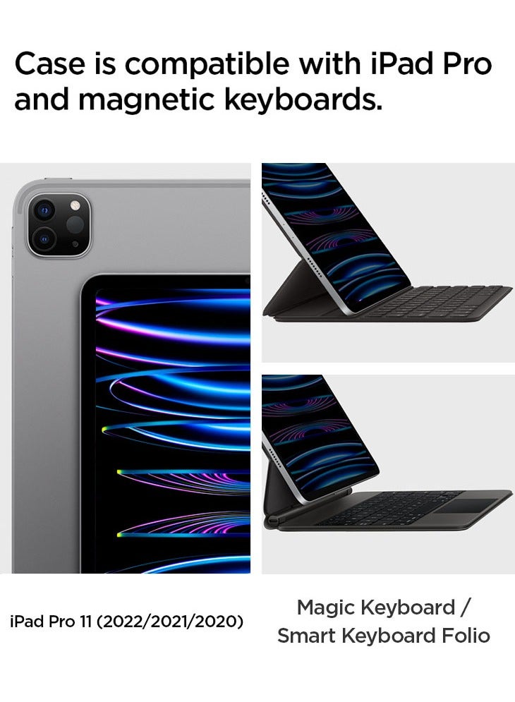 Spigen Thin Fit Pro for iPad Pro 11 inch Case Cover M2 4th Generation (2022) / 3rd/2nd/1st Gen (2021/2020/2018) Magic Keyboard Compatible with Pencil Holder [Keyboard Not Included] - Black - Image 2