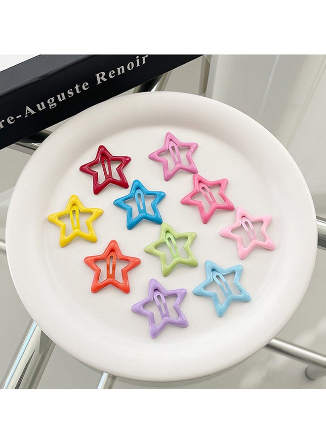 KHAJUL 30-Piece Star Hair Clips Girls Hair Pins Non Slip Hair Clips Small Hairpins for Styling Festival Accessories  - Image 4